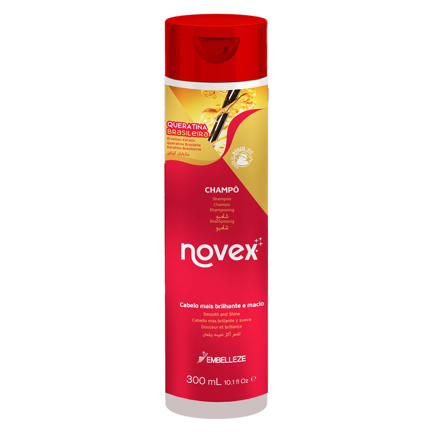 Champô Novex Queratina Brasileira 300ml